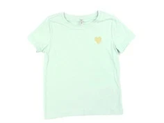 Kids ONLY mist green logo t-shirt